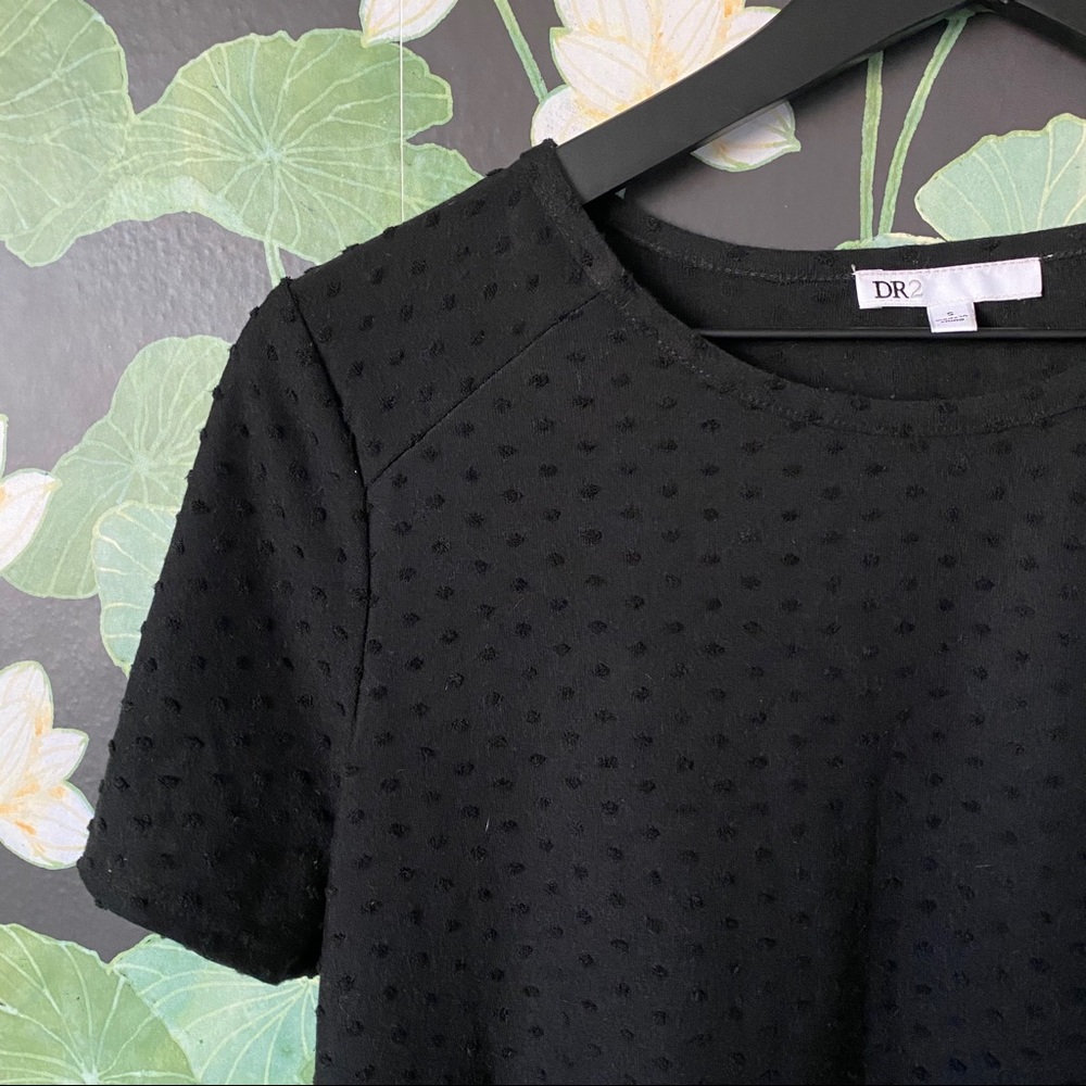 Polka Dot Textured Blouse